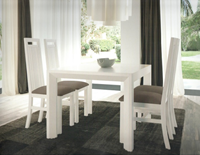 Composición mueble madera maciza 320, sillas y mesa